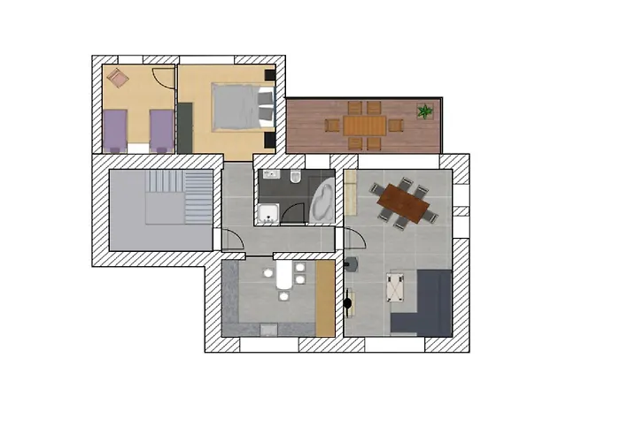 Grosse Ferienwohnung, Klima In Den Schlafzimmern, 3 Zimmer, Balkon & Grosse Kueche - In Seenaehe, Schnell In Der Stadt 아파트